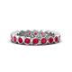 1 - Zhuri 2.70 mm Ruby Eternity Band 