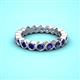 2 - Zhuri 2.70 mm Blue Sapphire Eternity Band 