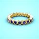 2 - Zhuri 2.70 mm Blue Sapphire Eternity Band 