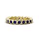 1 - Zhuri 2.70 mm Blue Sapphire Eternity Band 