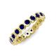 3 - Zhuri 2.70 mm Blue Sapphire Eternity Band 