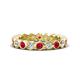 1 - Zhuri 2.70 mm Ruby and Diamond Eternity Band 