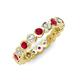 3 - Zhuri 2.70 mm Ruby and Diamond Eternity Band 