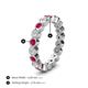 4 - Zhuri 2.70 mm Ruby and Diamond Eternity Band 