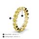 4 - Zhuri 3.00 mm Yellow Diamond Eternity Band 