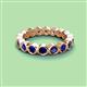 2 - Zhuri 3.00 mm Blue Sapphire Eternity Band 