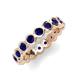 3 - Zhuri 3.00 mm Blue Sapphire Eternity Band 