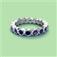 2 - Zhuri 3.00 mm Blue Sapphire Eternity Band 