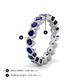 4 - Zhuri 3.00 mm Blue Sapphire Eternity Band 