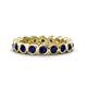 1 - Zhuri 3.00 mm Blue Sapphire Eternity Band 