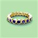 2 - Zhuri 3.00 mm Blue Sapphire Eternity Band 