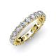 3 - Audrey 3.80 mm Lab Grown Diamond U Prong Eternity Band 