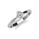 4 - Isla 5.00 mm Round Forever One Moissanite Solitaire Engagement Ring  