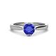 1 - Isla 6.50 mm Round Tanzanite Solitaire Engagement Ring  