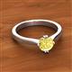 2 - Isla 6.00 mm Round Yellow Sapphire Solitaire Engagement Ring  