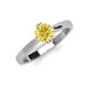 3 - Isla 6.00 mm Round Yellow Sapphire Solitaire Engagement Ring  