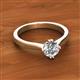 2 - Isla 6.00 mm Round Diamond Solitaire Engagement Ring  