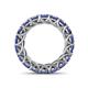 5 - Lucida 4.00 mm Round Iolite U Prong Eternity Band 