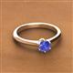 2 - Maxine 5.00 mm Round Tanzanite Solitaire Engagement Ring 