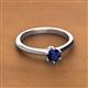 2 - Maxine 5.00 mm Round Blue Sapphire Solitaire Engagement Ring 