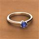 2 - Maxine 5.00 mm Round Iolite Solitaire Engagement Ring 