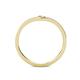 4 - Shana Bold Solitaire Round Yellow Sapphire "V" Promise Ring 
