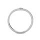 4 - Shana Bold Solitaire Round Emerald "V" Promise Ring 
