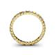 4 - Allie 2.50 mm Princess Cut Citrine and Lab Grown Diamond Eternity Band 