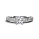 1 - Kaelan 1.00 ct IGI Certified Lab Grown Diamond Round (6.50 mm) Solitaire Engagement Ring 