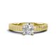 1 - Kaelan 1.00 ct IGI Certified Lab Grown Diamond Round (6.50 mm) Solitaire Engagement Ring 