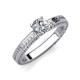 3 - Kaelan 1.00 ct IGI Certified Lab Grown Diamond Round (6.50 mm) Solitaire Engagement Ring 