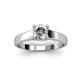 2 - Aveza 1.00 ct IGI Certified Lab Grown Diamond Round (6.50 mm) Solitaire Engagement Ring 