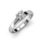 3 - Aveza 1.00 ct IGI Certified Lab Grown Diamond Round (6.50 mm) Solitaire Engagement Ring 