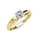 4 - Kelila IGI Certified 6.50 mm Round Diamond Solitaire Engagement Ring 