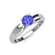 4 - Kelila 6.50 mm Round Tanzanite Solitaire Engagement Ring 