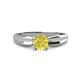 1 - Kelila 6.00 mm Round Yellow Diamond Solitaire Engagement Ring 