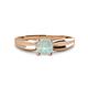 1 - Kelila 6.00 mm Round Opal Solitaire Engagement Ring 