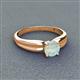 3 - Kelila 6.00 mm Round Opal Solitaire Engagement Ring 
