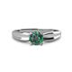 1 - Kelila 6.50 mm Round Lab Created Alexandrite Solitaire Engagement Ring 