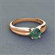 3 - Kelila 6.50 mm Round Lab Created Alexandrite Solitaire Engagement Ring 