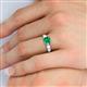 6 - Kelila 6.00 mm Round Emerald Solitaire Engagement Ring 