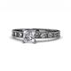 1 - Niah Classic 5.50 mm Princess Cut Forever One Moissanite Solitaire Engagement Ring 