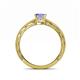 4 - Rachel Classic 5.50 mm Princess Cut Tanzanite Solitaire Engagement Ring 