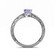 4 - Rachel Classic 5.50 mm Princess Cut Tanzanite Solitaire Engagement Ring 