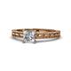 1 - Rachel Classic 1.00 ct IGI Certified Lab Grown Diamond Princess Cut (5.50 mm) Solitaire Engagement Ring 