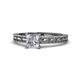 1 - Rachel Classic 5.50 mm Princess Cut Forever One Moissanite Solitaire Engagement Ring 