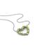 1 - Zayna 2.00 mm Round Peridot and Lab Grown Diamond Heart Pendant 