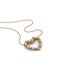 1 - Zayna 2.00 mm Round Citrine and Lab Grown Diamond Heart Pendant 