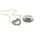 4 - Zayna 2.00 mm Round London Blue Topaz and Diamond Heart Pendant 