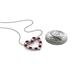 4 - Zayna 2.00 mm Round Ruby and Lab Grown Diamond Heart Pendant 